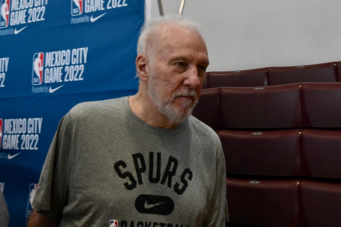 Gregg Popovich, entrenador de San Antonio Spurs (Naomi Antonio)