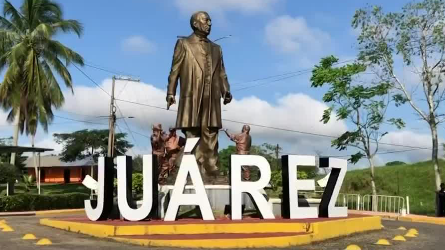 Inauguran restauración de la avenida Benito Juárez en municipio de Chiapas