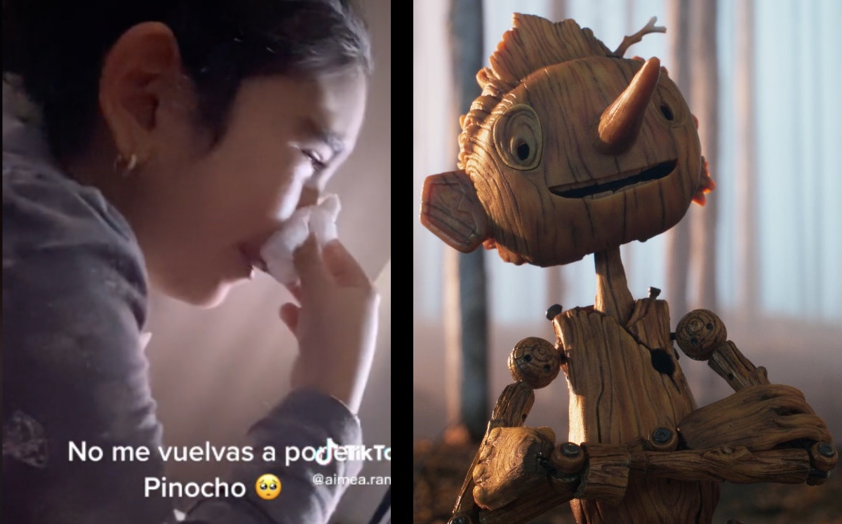 Una niña se hizo viral en TikTok al llorar con la cinta 'Pinocho' | ESPECIAL