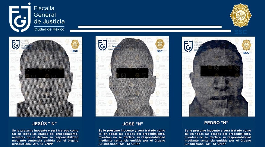 Presuntos implicados en el delito (Especial)