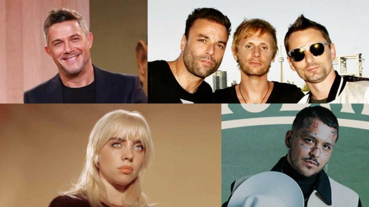 Alejandro Sanz, Muse, Billie Eilish y Christian Nodal estarán en Guadalajara (Instagram y auditorio-telmex.com)