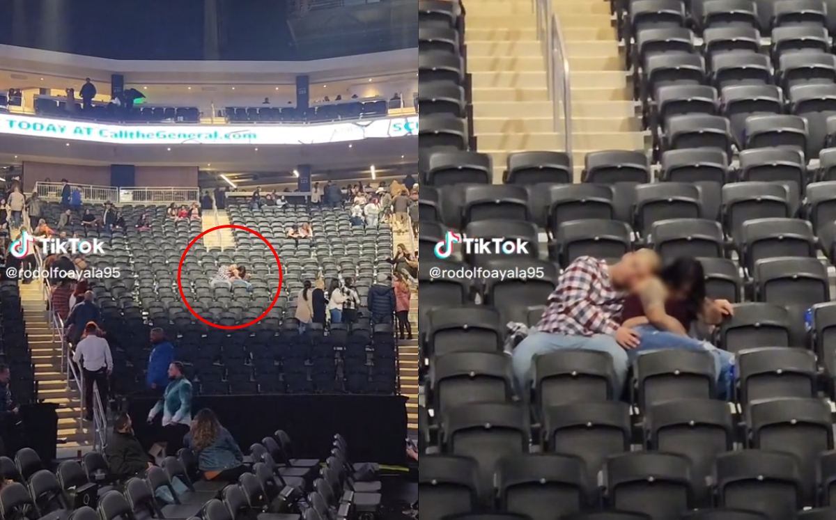 Pareja se queda dormida tras concierto de Grupo Firme | TikTok