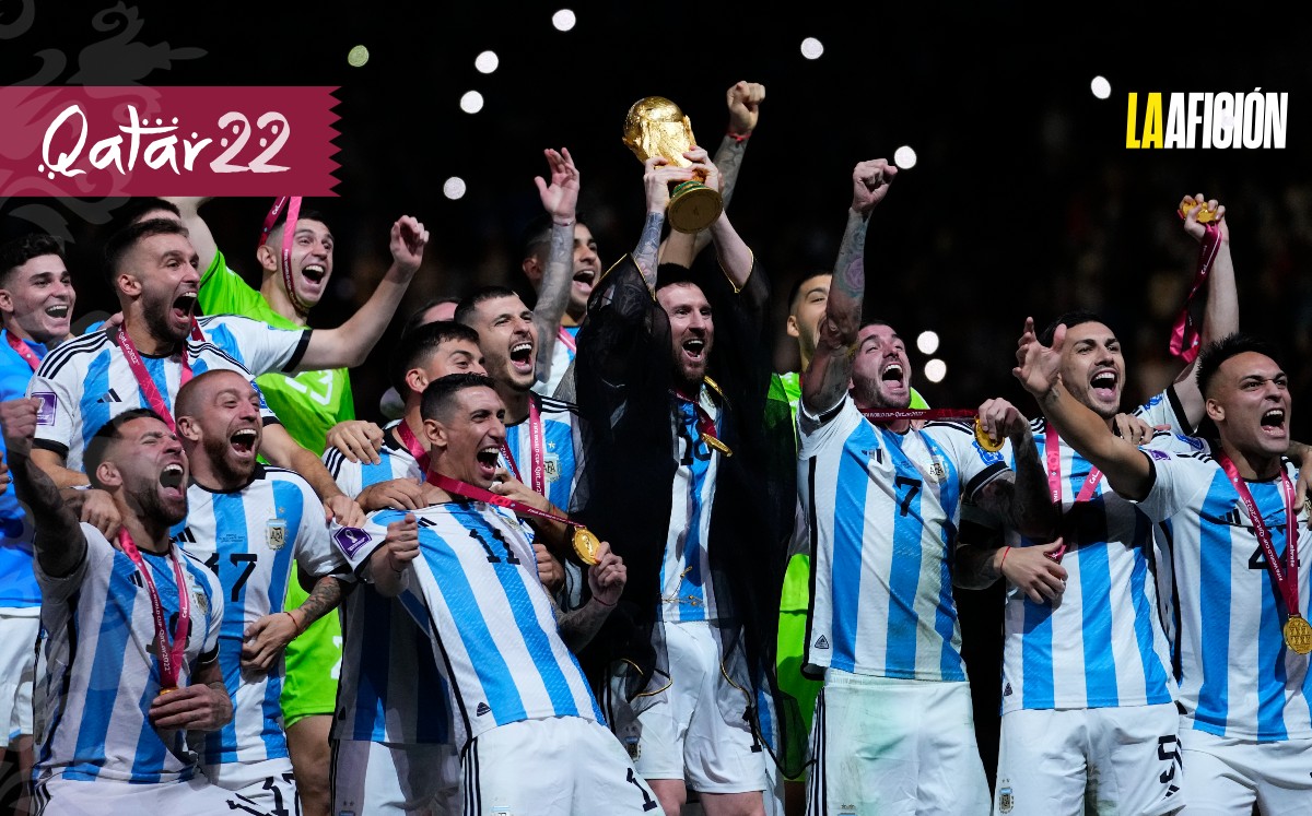 Argentina, Brasil y Uruguay, los únicos capaces de ganar la Copa del Mundo por América (AP)