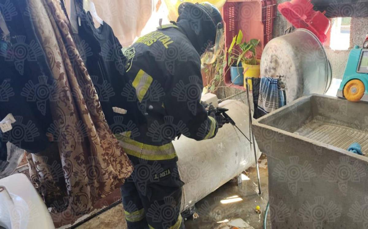 Flamazo en tanque de gas LP deja una mujer lesionada | Especial