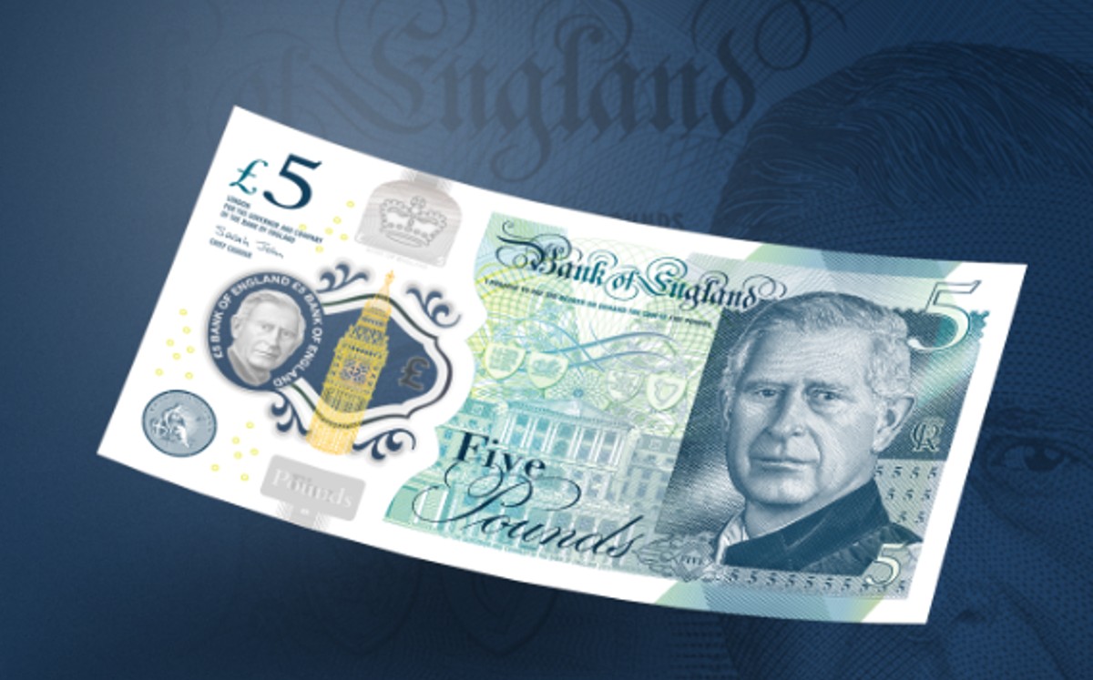 El grabado del nuevo billete tiene el visto bueno del monarca (bankofengland.co.uk)
