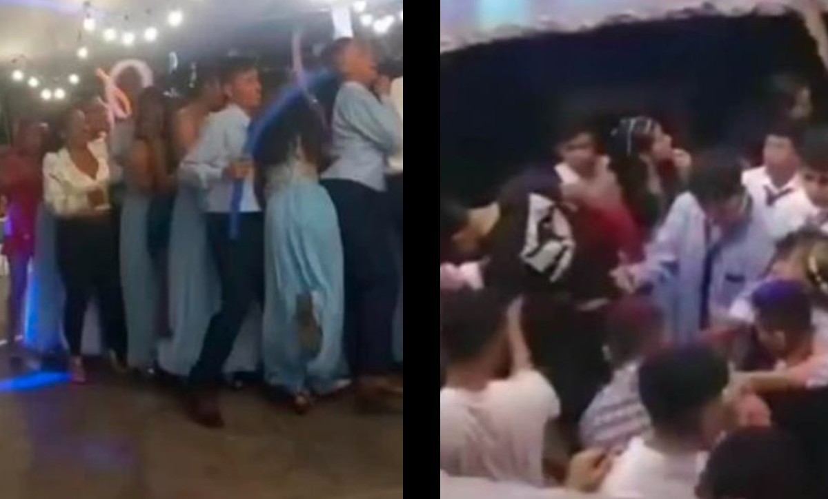El trágico momento en graduación; alumnos y profesores terminan en socavón | ESPECIAL