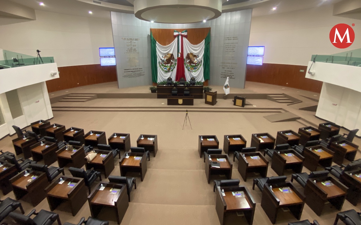 Congreso de Tamaulipas en receso legislativo. (Antonio Hernández)