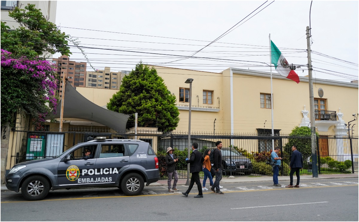 Embajada de México en Perú, consulado, Lima, Pedro Castillo, manifestaciones. | Reuters