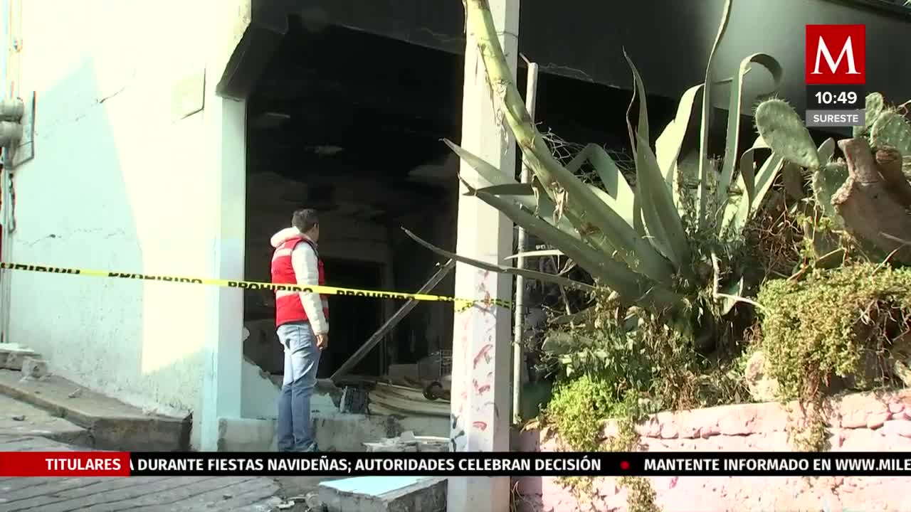 Explota tanque de gas en vivienda en Tlalnepantla, hay cinco lesionados