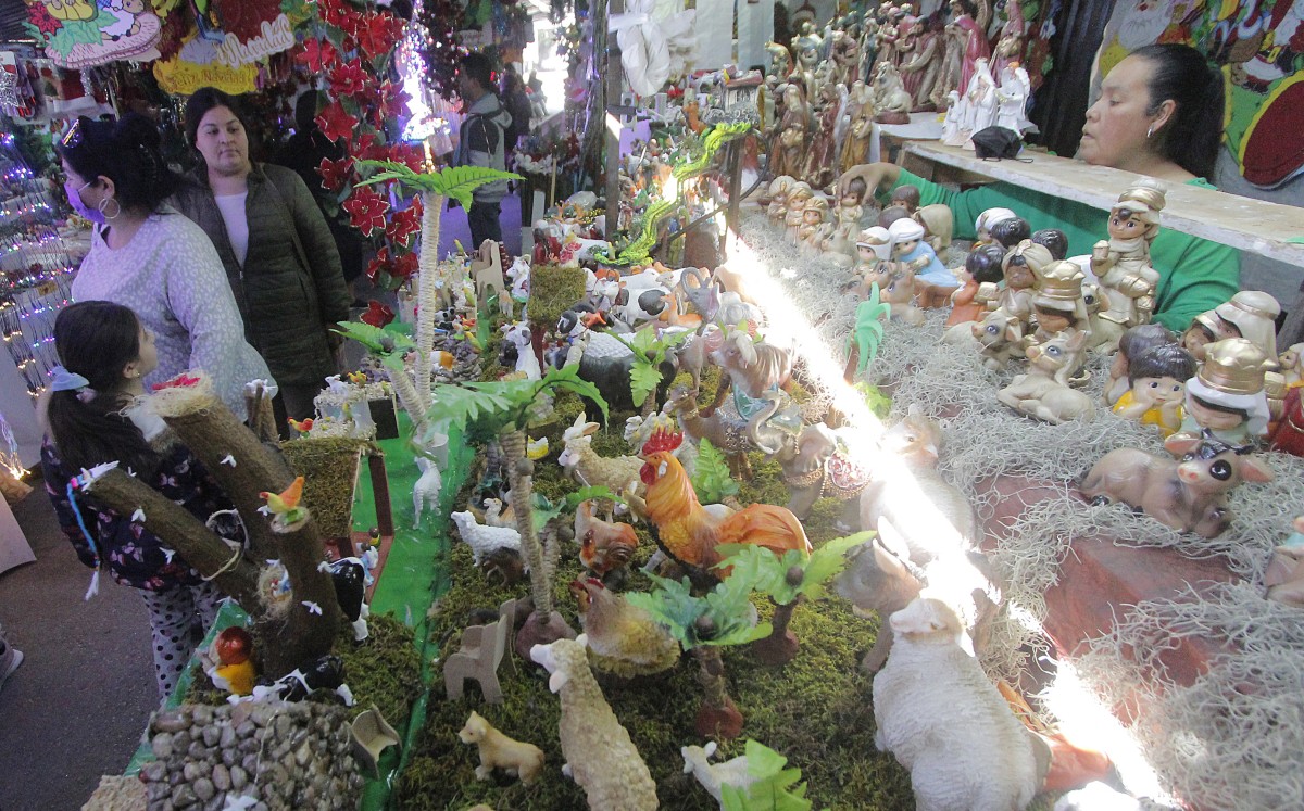 Mercadito Navideño de Gómez Palacio. (Rolando Riestra)