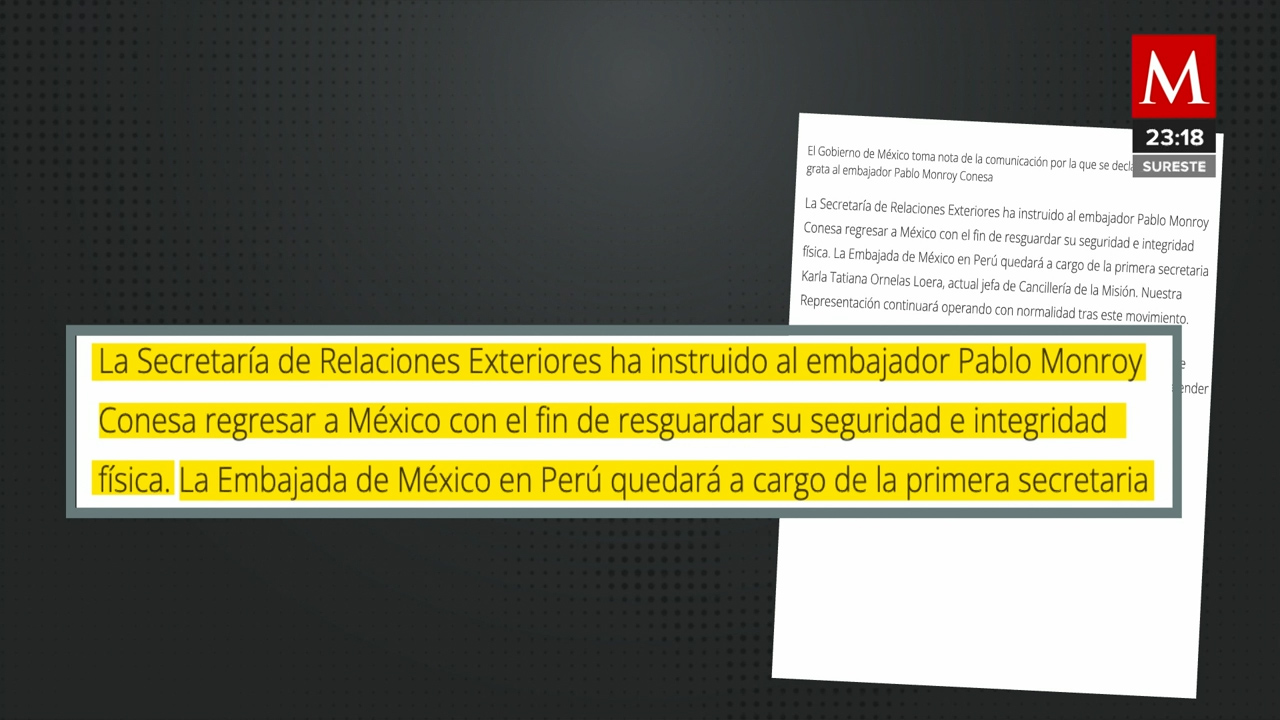 Pablo Monroy es trasladado a México tras su expulsión de Perú