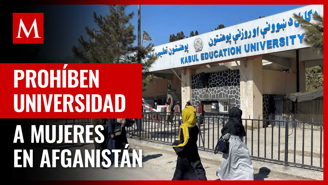 Talibanes prohíben a las mujeres acceder a la universidad en Afganistán