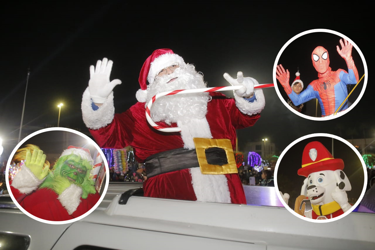 Caravana Lagunera reúne a miles de familias en su desfile navideño