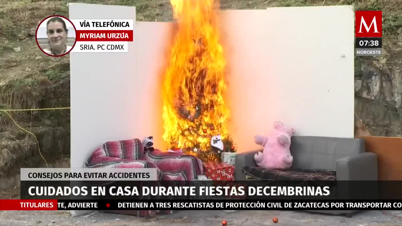 Consejos de Protección Civil para evitar accidentes durante fiestas decembrinas