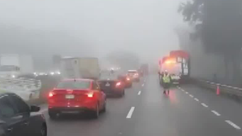 Neblina provoca dos accidentes en la autopista Veracruz-Puebla