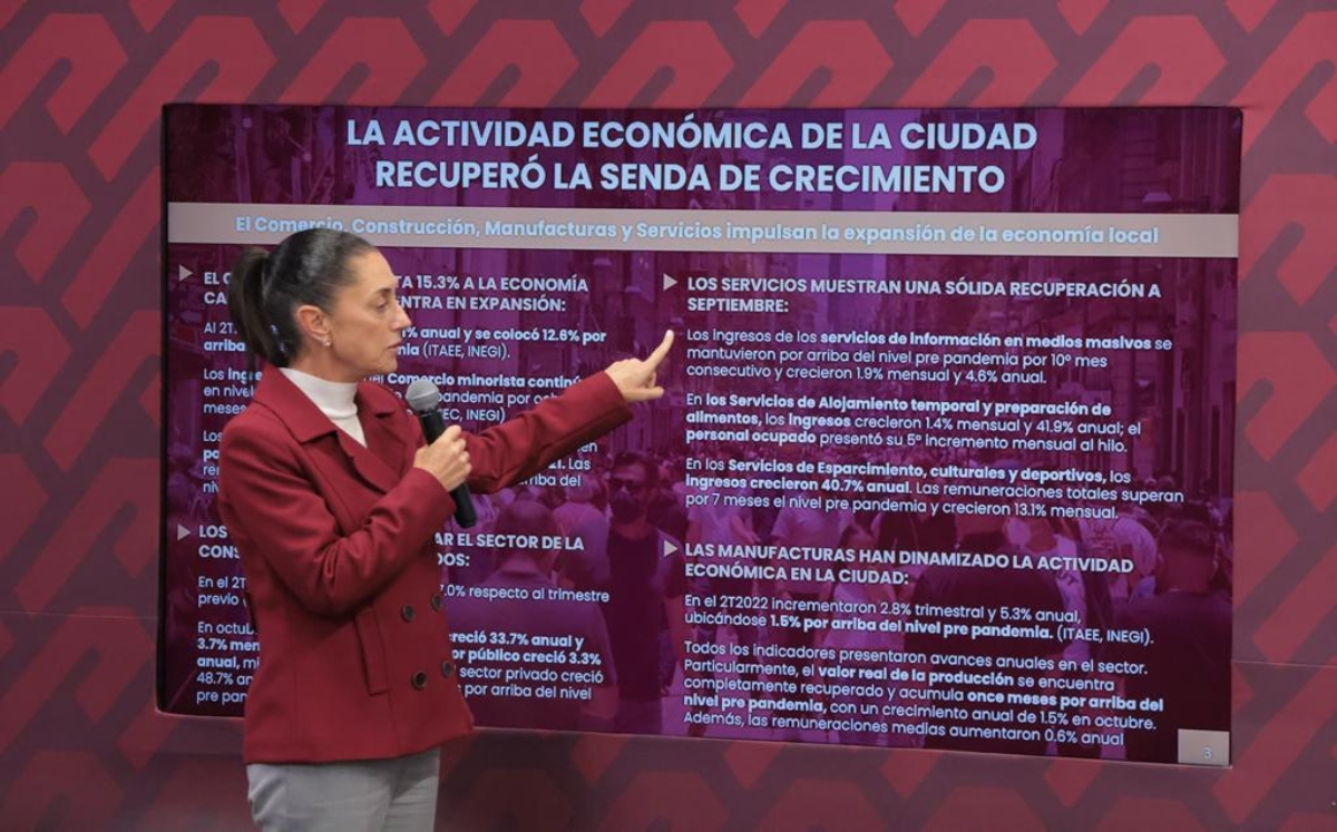 La jefa de Gobierno informó que la gente no ha acudido a vacunarse con la dosis Abdala. / Leonardo Lugo