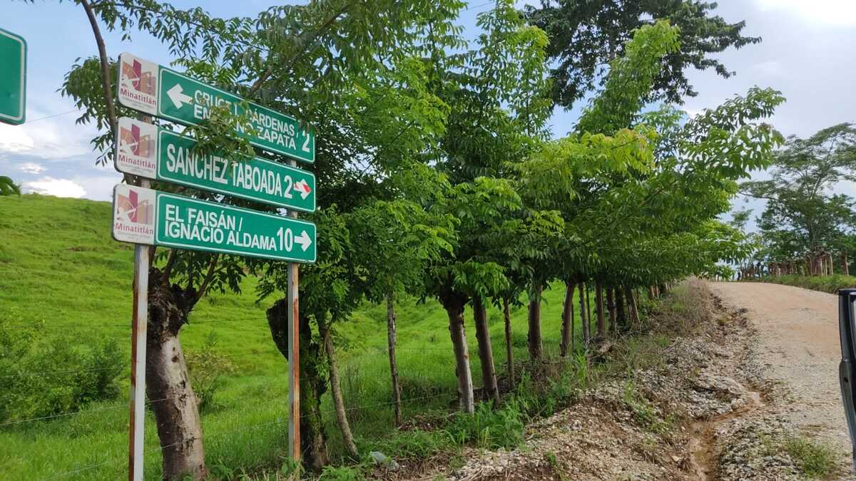 Camino a Hidalgotitlán, Veracruz. (Especial)