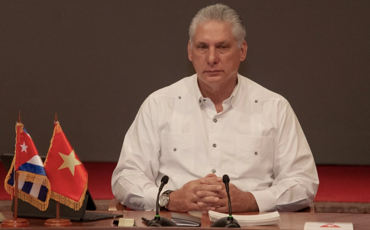 El presidente cubano podría buscar en 2023 un segundo y definitivo mandato (@DiazCanelB/Twitter)