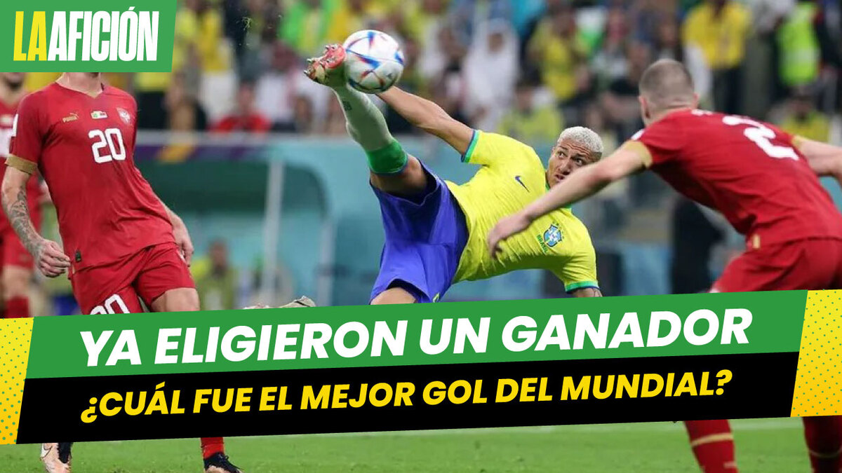 Richarlison le ganó a Luis Chávez con el mejor gol de Qatar 2022