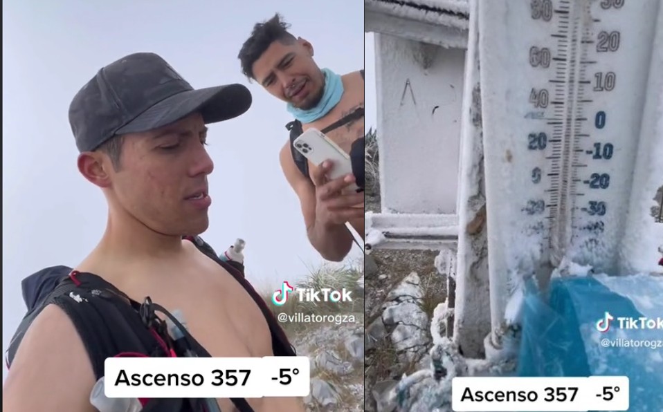 A través de Tik Tok, Fer Villatoro documentó su ascenso número 357 del año. Foto: Especial