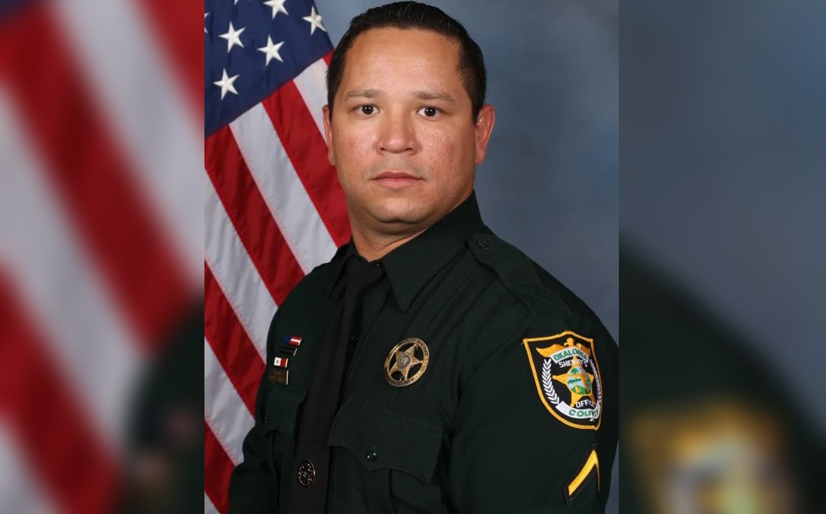 El policía Ray Hamilton fue llevado al hospital, donde falleció. | Twitter