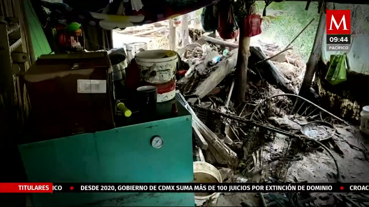 Comunidades oaxaqueñas buscan recuperarse tras el Huracán "Agatha"