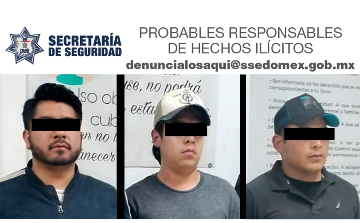 Los hombres detenidos por las detonaciones. | ESPECIAL