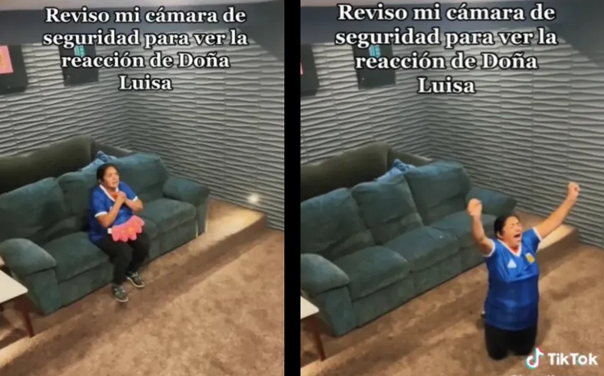En TikTok se hizo viral la reacción de doña Luisa | ESPECIAL