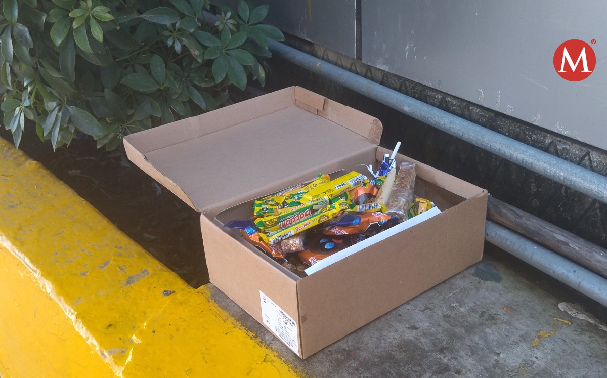 Vendedor de dulces se desmaya en pleno crucero de Tampico. (Sandra Sosa)