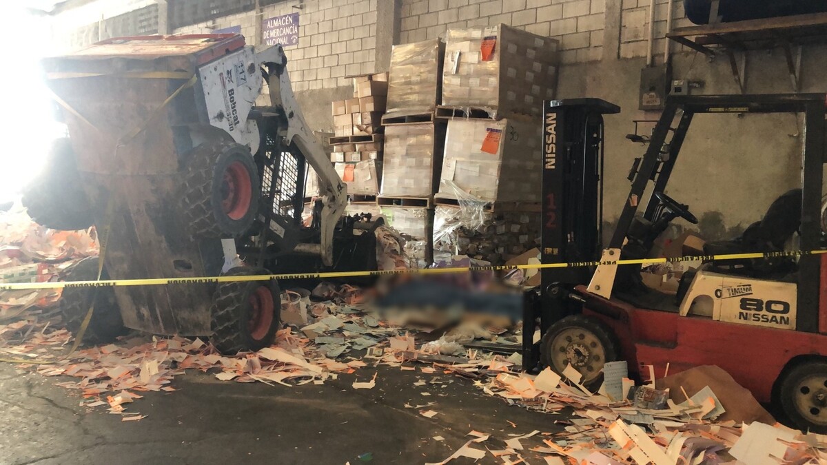 un hombre murió al registrarse un accidente laboral en una empresa de reciclaje | Leyda Estrada