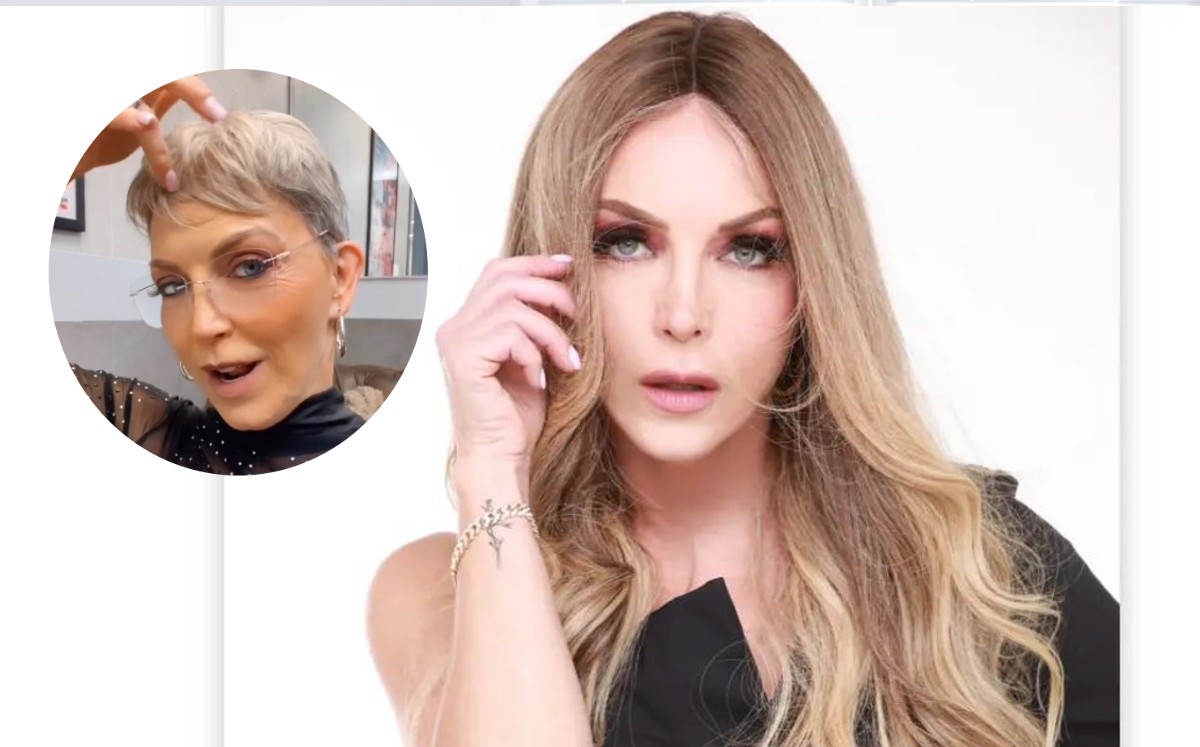 Laura Flores habla de lo miserable que estaba su cabello (Instagram).