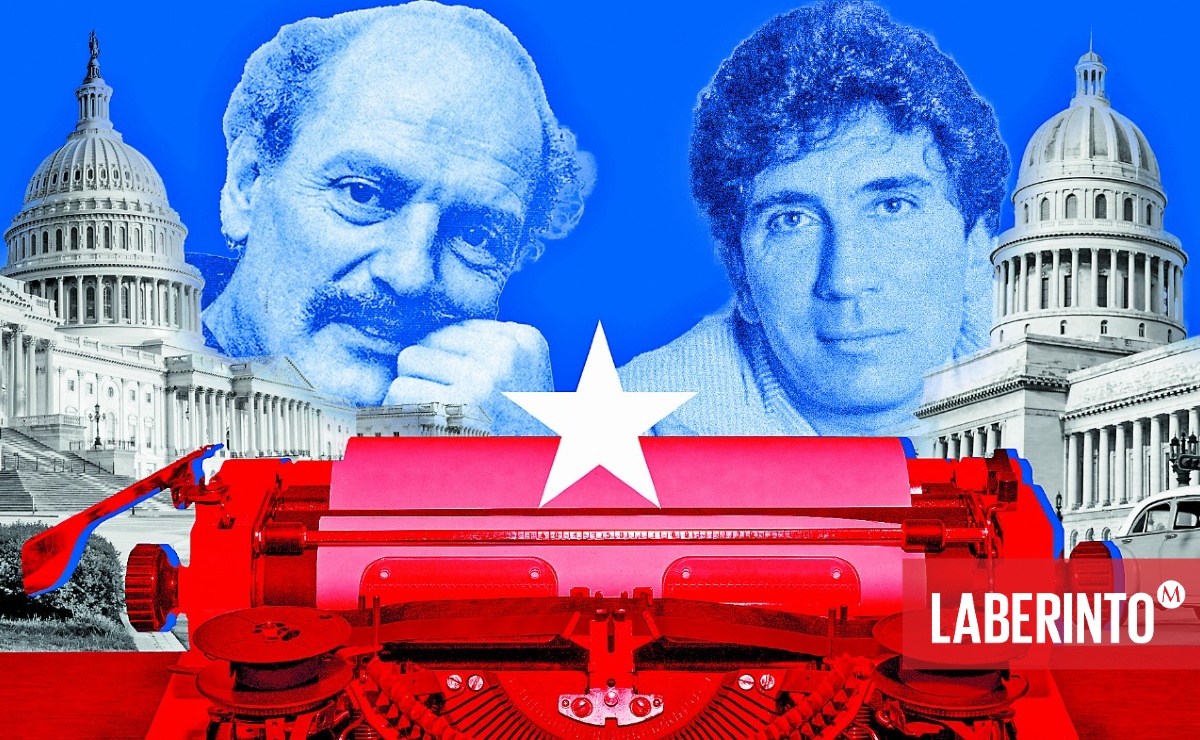 El crítico uruguayo Ángel Rama (izq.) y el poeta cubano Reinaldo Arenas (der.)  fueron expulsados de sus respectivos países. (Imagen: Luis M. Morales)