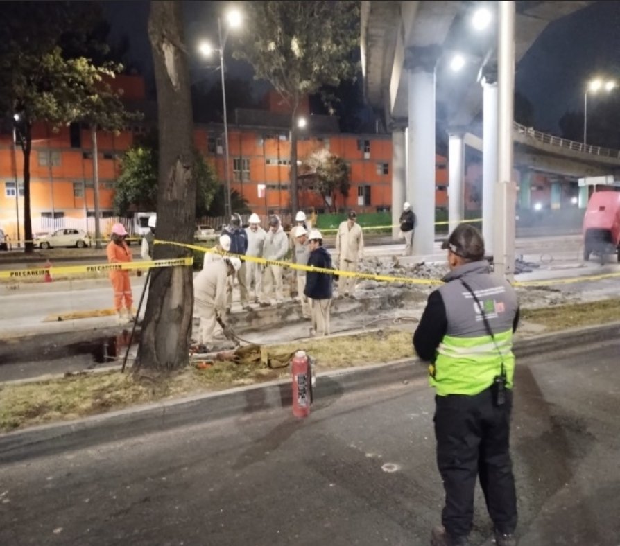El acordonamiento se realizó en Eje 3 Oriente.