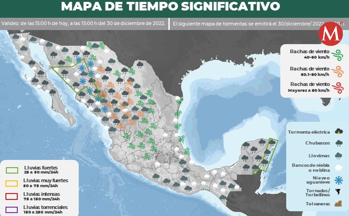 Nuevo frente frío ingresará sobre Tamaulipas
