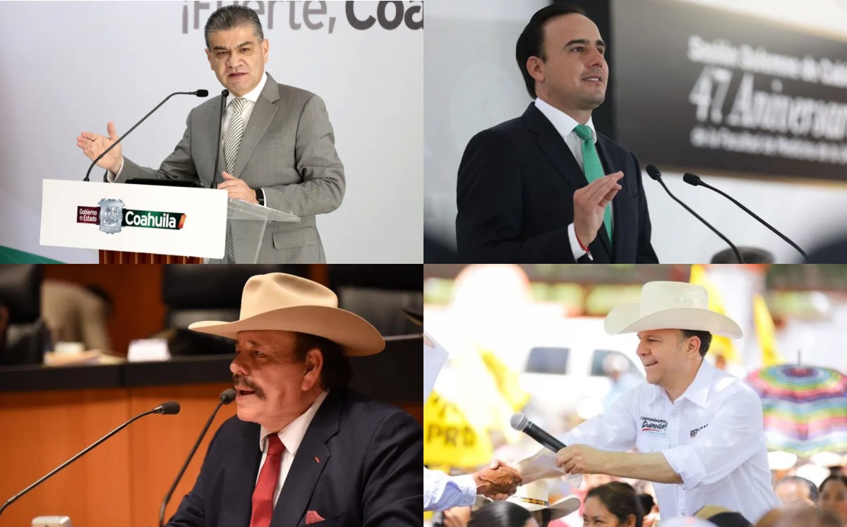 Políticos destacados en Coahuila y Durango. (Especial)