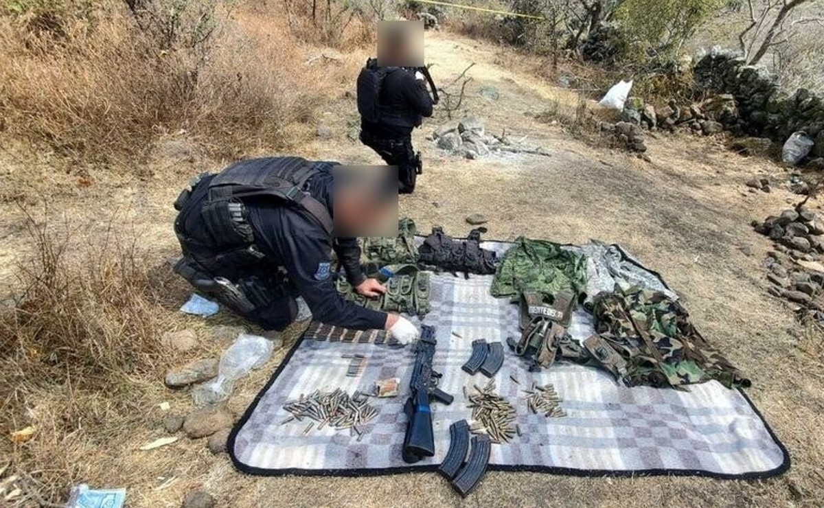 Campamento asegurado presuntamente es de grupo armado en Jalisco (Cortesía)