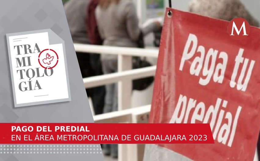 Pago del predial en el Área Metropolitana de Guadalajara 2023 . (Cortesía)