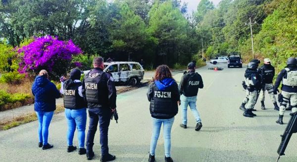 La zona fue acordonada, mientras que agentes de la fiscalía estatal realizan las investigaciones. Especial