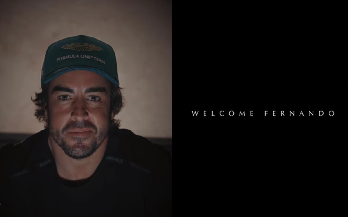 Aston Martin da bienvenida  a Fernando Alonso como su nuevo piloto (Instagram: @astonmartinf1)