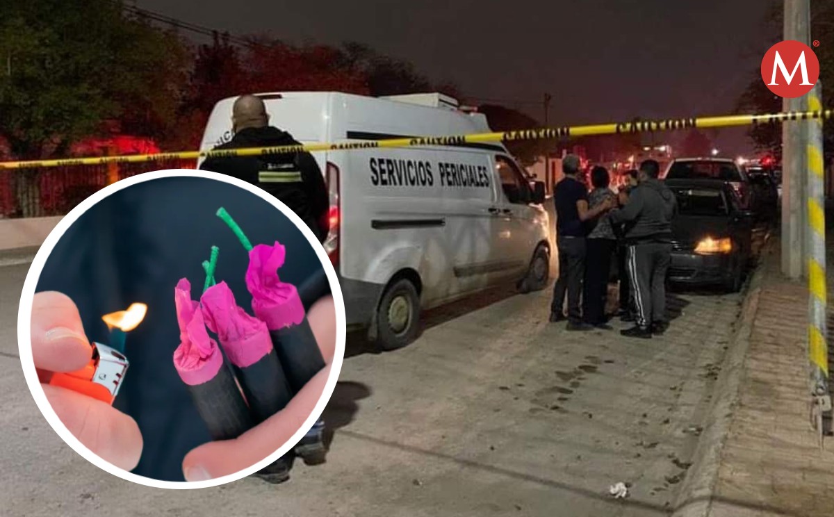 Muere hombre tras explotar cohete; pensó que se había cebado