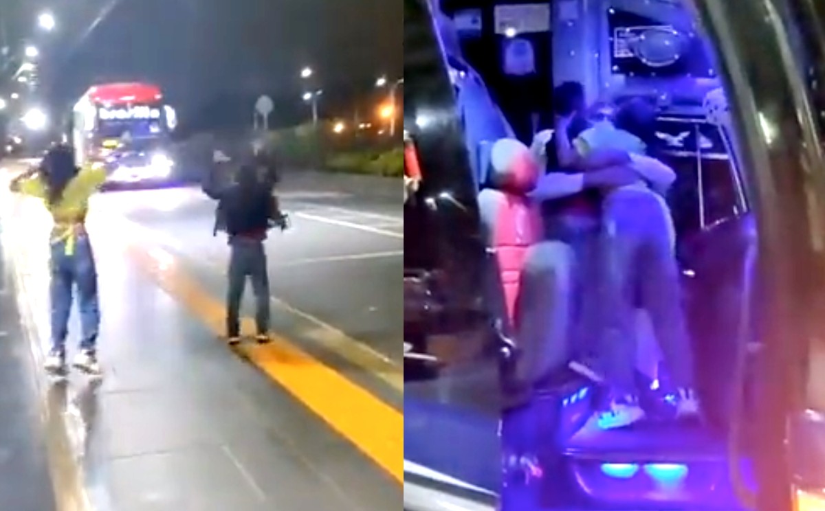 Conmovedor video de chofer e hijos en Año Nuevo. | ESPECIAL