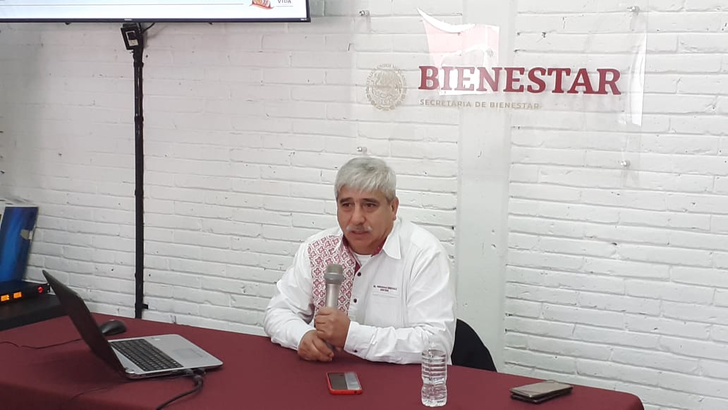 Abraham Mendoza, delegado de los Programas para el Bienestar en Hidalgo. (Teodoro Santos)