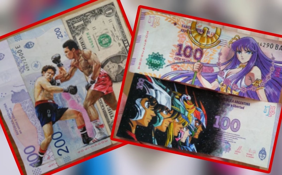 Artista usa los billetes argentinos para crear pinturas | Especial