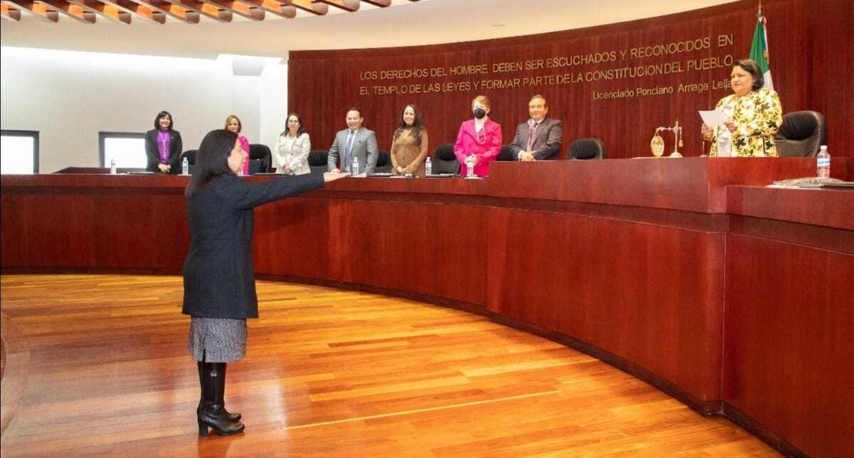 La magistrada María Manuela García Cázares fue elegida en forma unánime. (Especial)