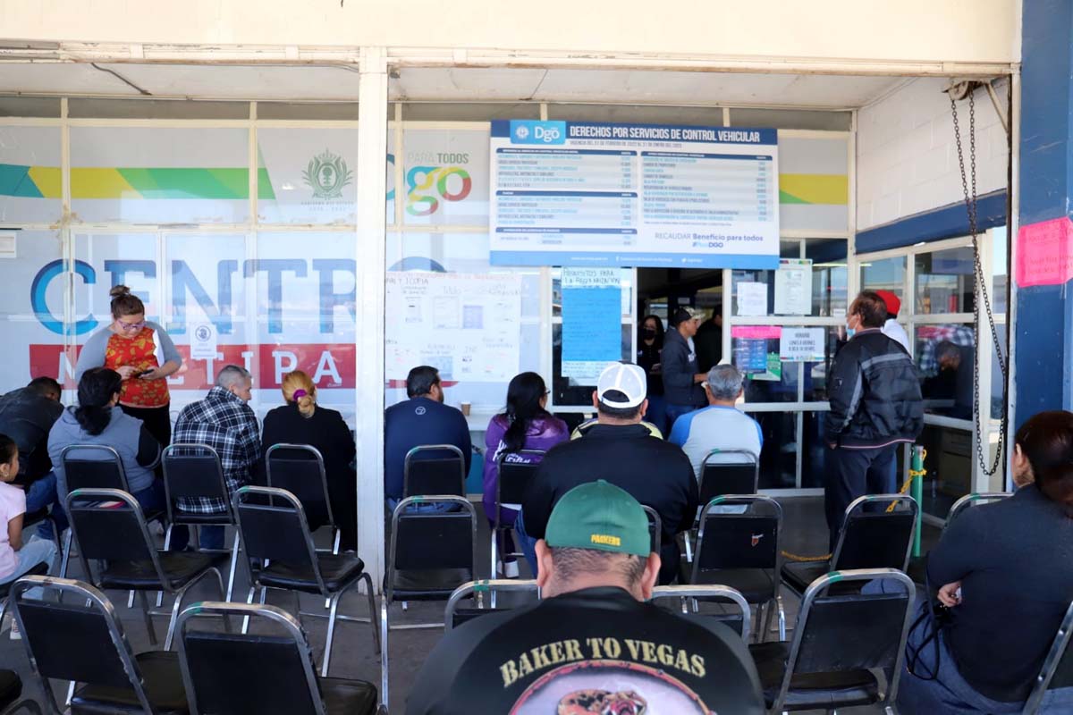 Módulo de Repuve en Central de Abastos de Gómez Palacio. (Rolando Riestra)