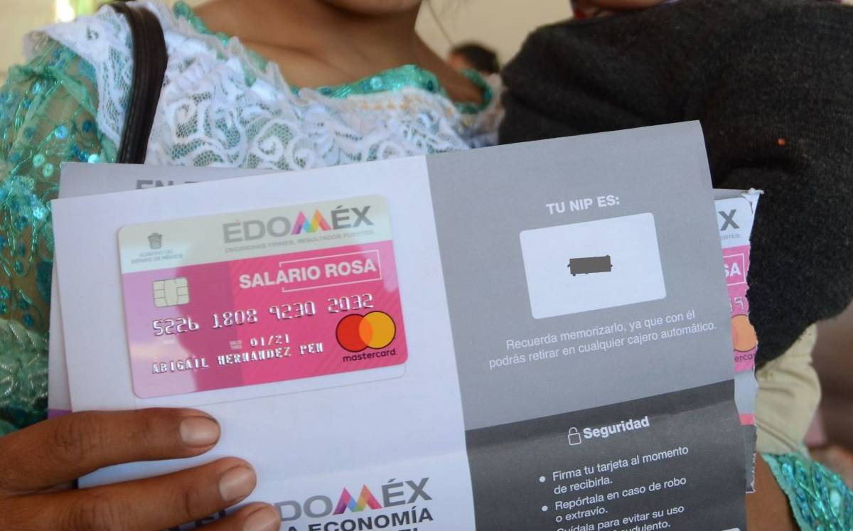 Así puedes reponer tu tarjeta del Salario Rosa| Especial