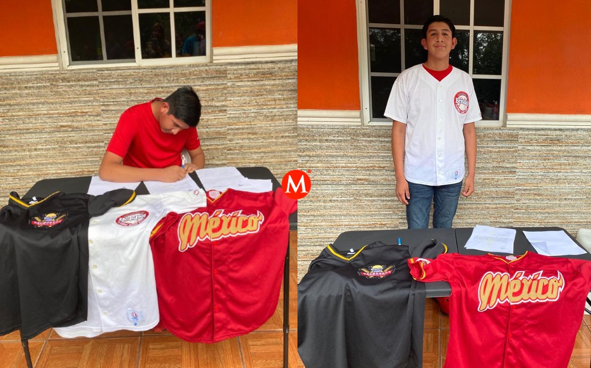 Adolescente de Pueblo Viejo jugará con los Diablos Rojos de México