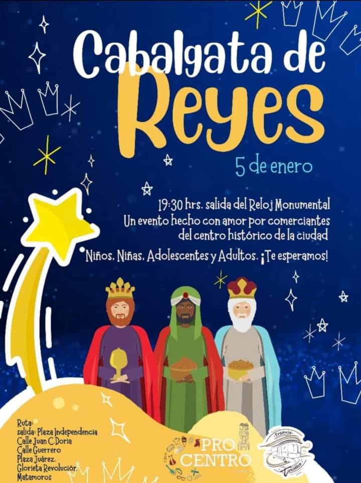 Grupo Procentro Organiza Cabalgata de Reyes en Pachuca (Cortesía)