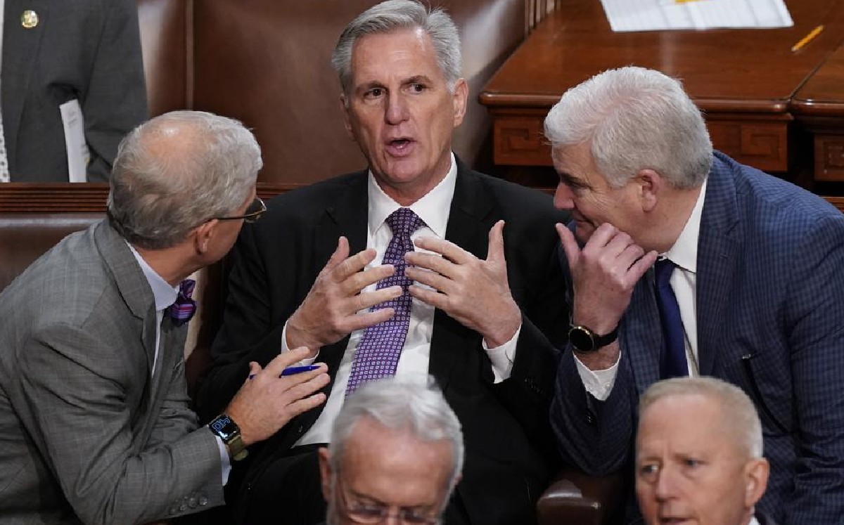 Un grupo de republicanos, algunos de ellos partidarios de Trump, han boicoteado la candidatura de McCarthy (AP)