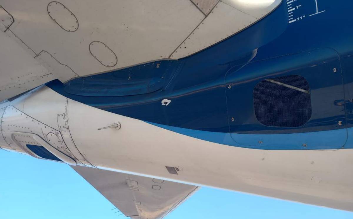 Avión de Aeroméxico. Foto: (Especial)